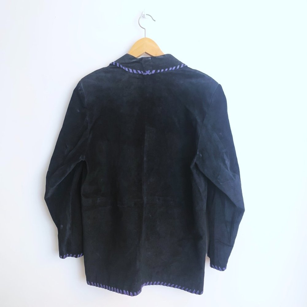 Vintage Western Leather Jacket - Picture 3 of 4